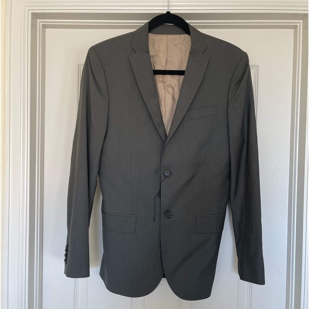 J. Lindeberg 44R Gray Hopper Dressed Wool Blazer NWOT